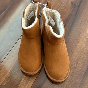 Ugg like Tan Kids Boots